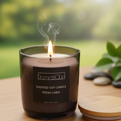 100% Natural Soy Candle – Scented Candle With Clean-burning Cotton Wick, 40-hour Burn Time, Relaxing Home Fragrance