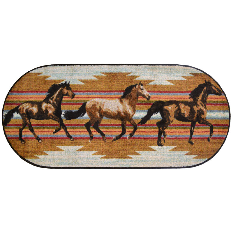 Tapis brun Leticia Gallop