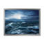 Soleil à travers les vagues de l'océan - Peinture sur toile-60160989-60160990