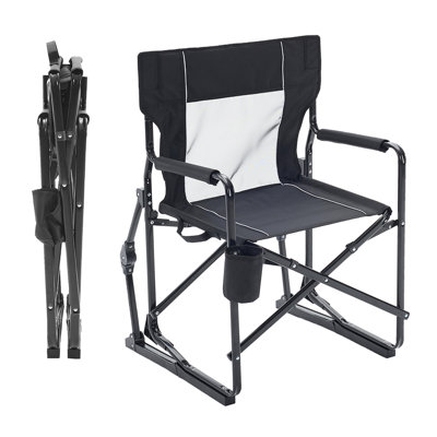 Chaise berçante d'extérieur avec porte-boisson Freestyle