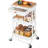Utility Cart with Wheels,Metal Cart,3 Tier Rolling Cart With Drawer & Table Top,Bathroom Cart,Salon Trolley Cart,Kitchen Storage Cart-98269761