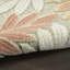 Floral Indoor/Outdoor Sage Rose Area Rug-108292668