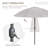 279cm Tilt Beach Parasol