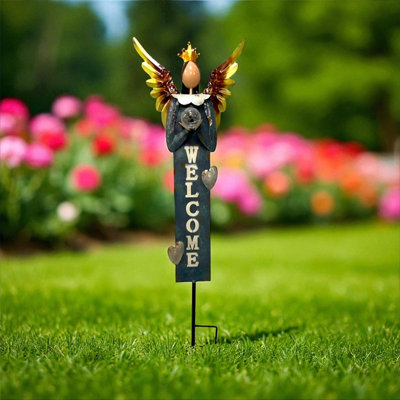 Ensemble de 8 piquets de jardin Lesera