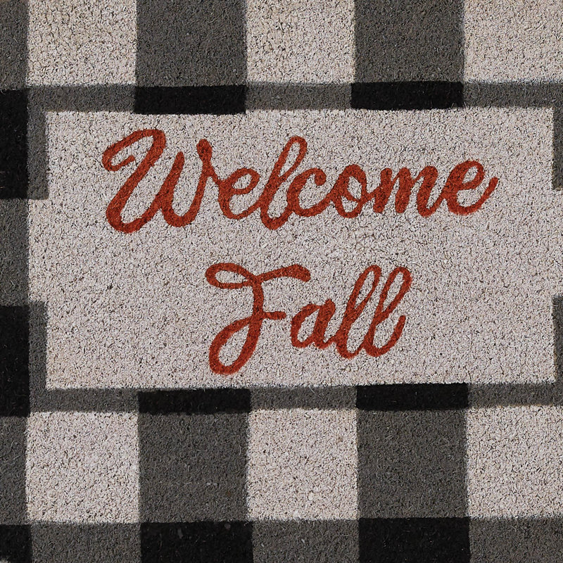  Welcome Fall Doormat 1'11"x2'8"