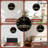 Classic Billiard Game Clock Lamp Decor