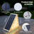 Solar Step Lights 4‑Pack, IP65 Waterproof Auto‑On/Off Solar Stair Lights, Bright Warm LED Outdoor Deck Lights for Steps, Stairs, Porch, Walkway, Patio & Front Yard Decor