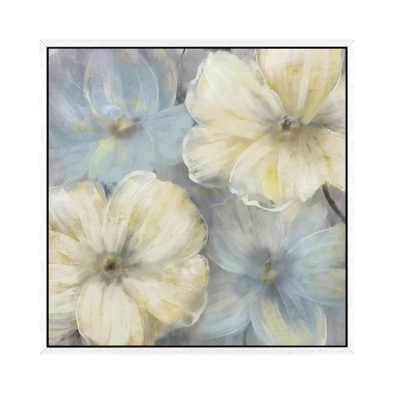 Duet II by Nan - Print on Canvas, White Framed, 93.98 cm H x 93.98 cm W