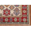 Tapis oriental géométrique Kazak ivoire 5 x 7