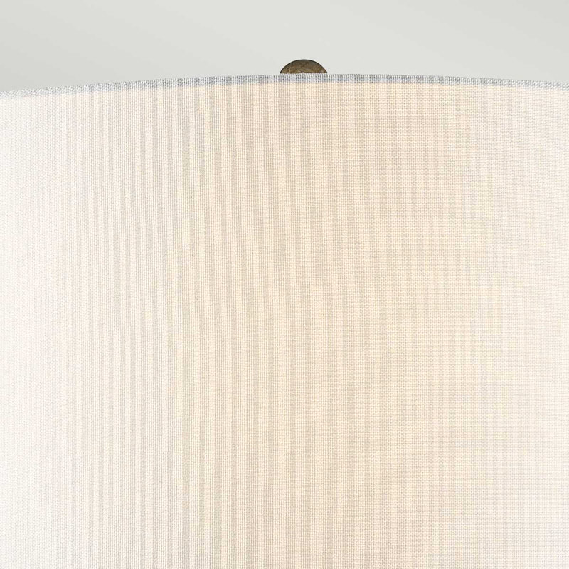 Athaleen Metal Table Lamp, Distressed Silver