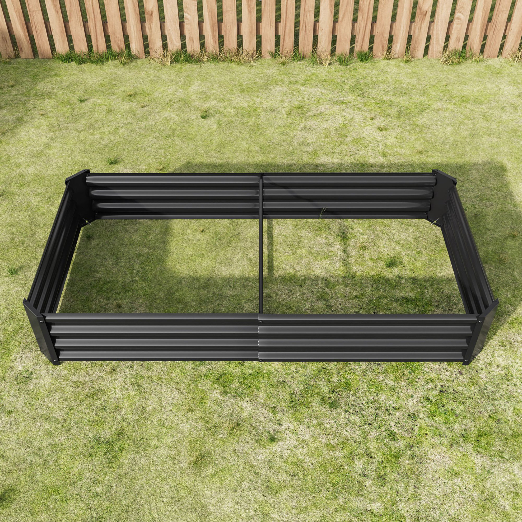 Arlmont & Co. Metal Outdoor Raised Garden Bed | Wayfair