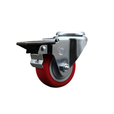 4-Piece Polyurethane Caster Set