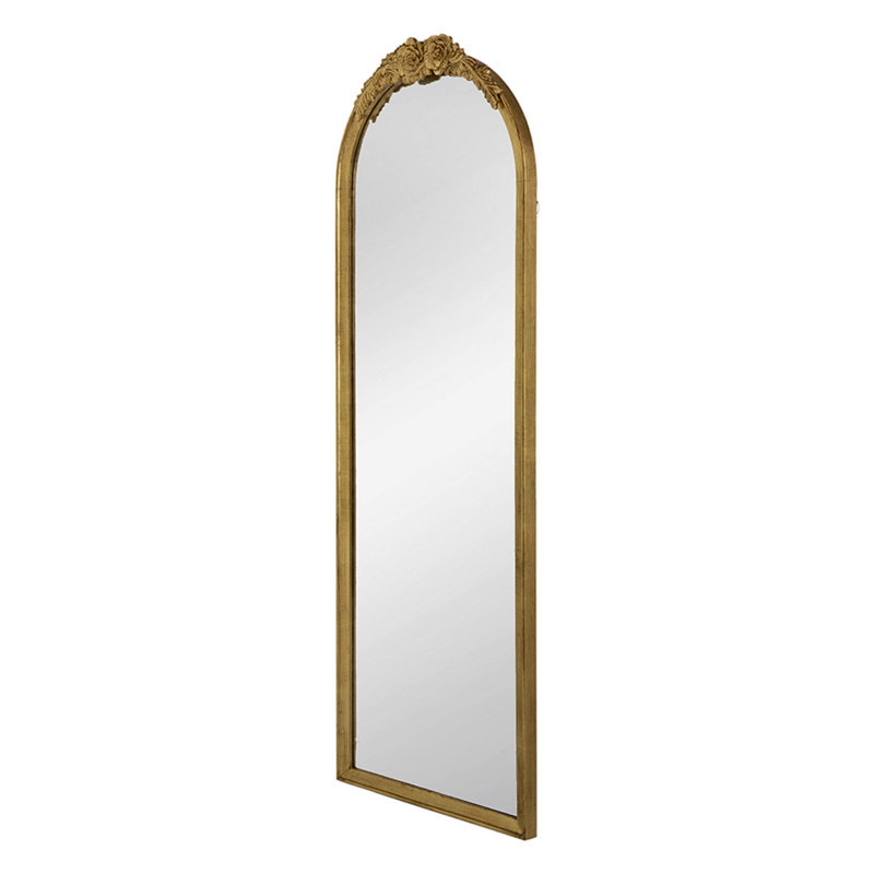 28"X53" Wood Floor Mirror, Full Body Mirror, Dressing Make up Mirror for Bathroom Bedroom Living Room, 52.4" x 27.4"