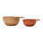 Decorative Textured Metal Bowls with Handles