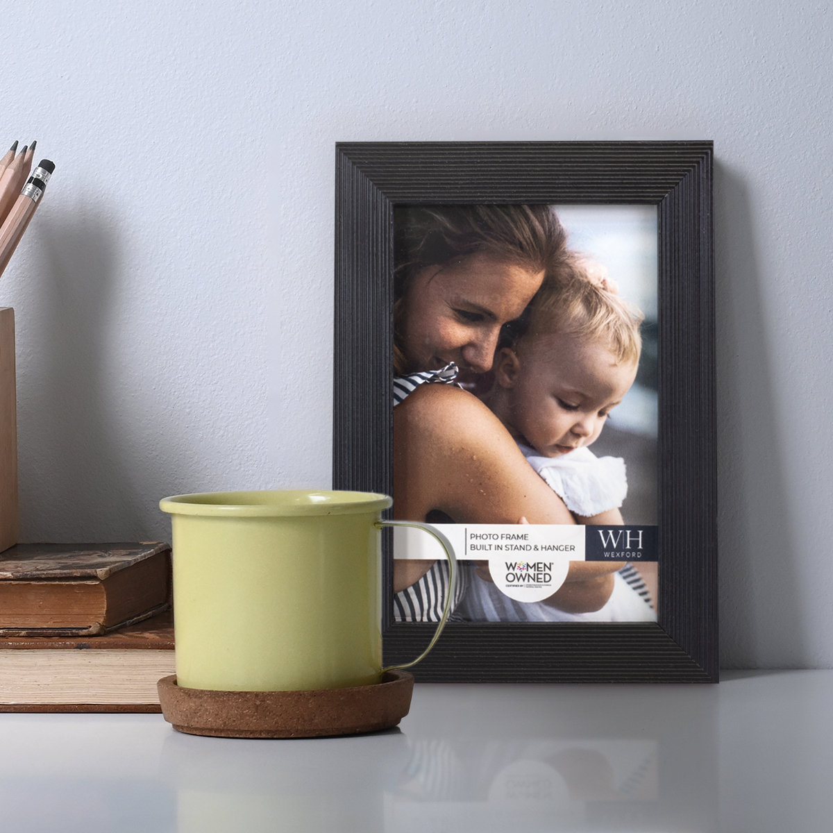 Apolline Wood Picture Frame, Ebony, 3" x 5"