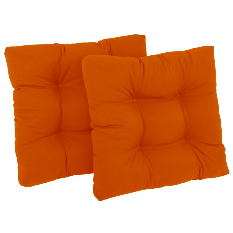 Outdoor 5'' Seat Cushion, Tangerine Dream