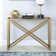 Calix Glass Top Console Table