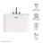 Zia 30" Wall-Mount Bathroom Vanity With Marble Sink-111150385