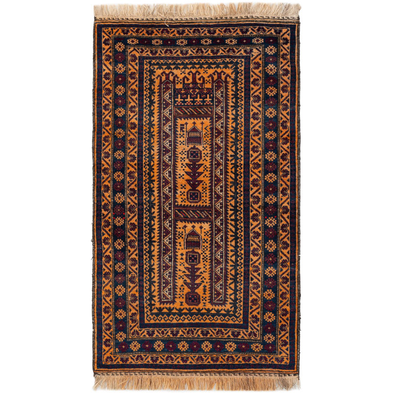 Tapis orange Oliveri