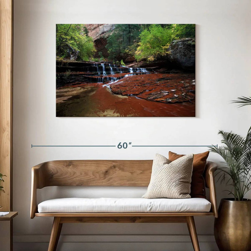 Alvord Zion Plateau The Subway Waterfall, H 30 po x l 45 po