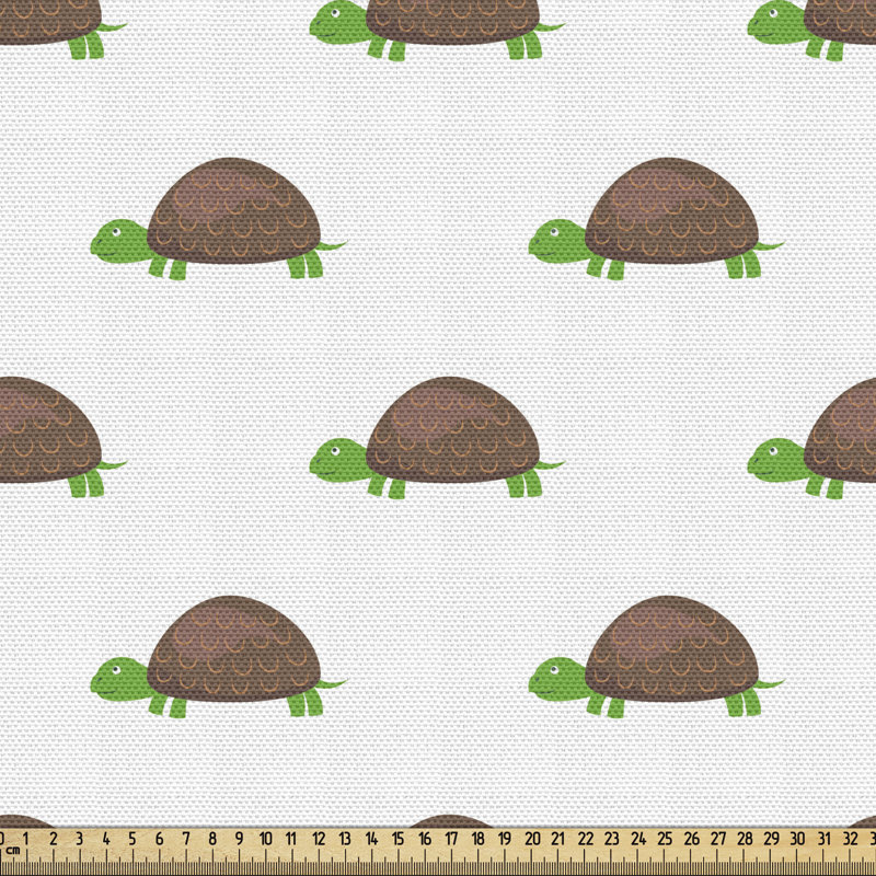 Tissu décoratif tortue, l 58 po x L 108 po