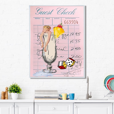 «Happy Check», art mural, salon