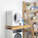 HomCom 1.5 Cubic Feet Vented Electric Stackable Dryer