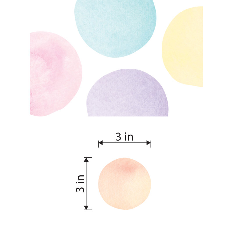 Peel and Stick Pois Pastel, Pastel