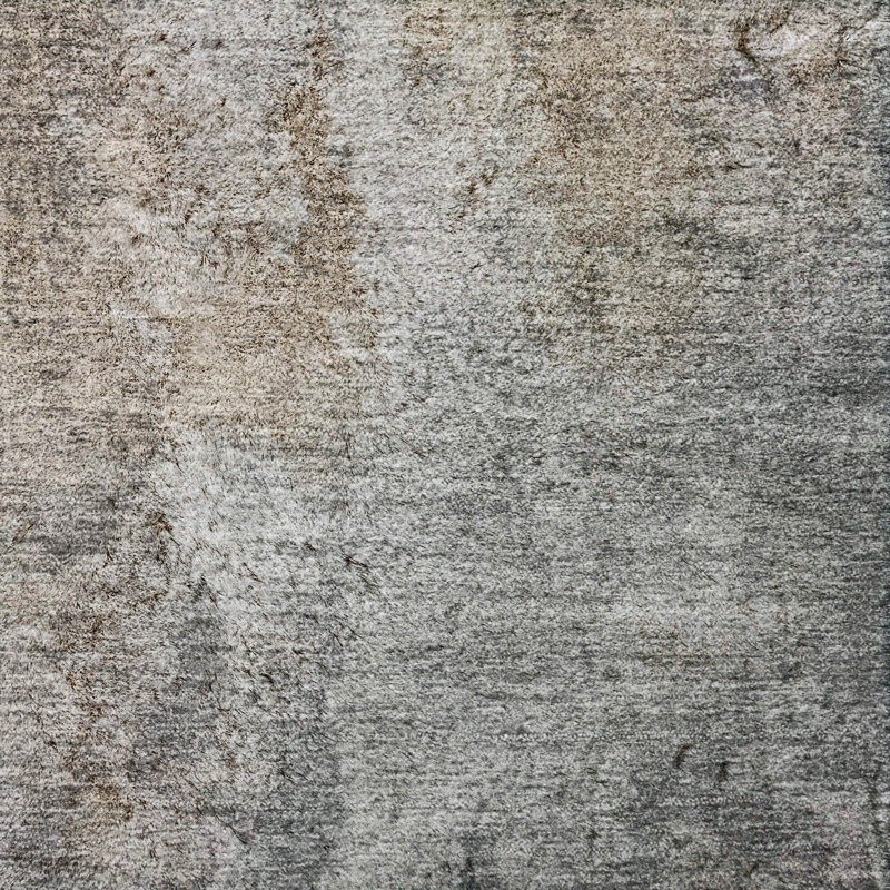 Tapis à poil long de qualité supérieure lavable à la machine ADS573, 1'8" x 2'6", Grey