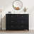 6 Drawer Dresser for Bedroom,Wooden Chest of Drawers with Deep Storage, Modern Storage Dresser for Entryway, Hallway, and Kids Room-292767831