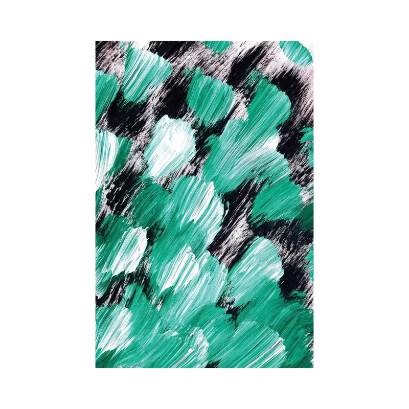 Panache, Green by Julia Di Sano - Wrapped Canvas Print, 30.48cm H x 20.32cm W
