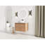 Meuble-lavabo mural de 30 po avec lavabo d'art en céramique, 2 portes à fermeture douce, garniture en kd, contreplaqué, dalle de pierre facile à nettoyer, 45 poignées cachées modernes incluant des portes à charnières à fermeture, emballées