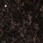 Elegant Kitchen and Bath Stone Finish Sample in Dark Brown Granite