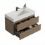 Meuble-lavabo mural avec surface solide et 2 tiroirs à fermeture en douceur-303615348-330642044-330642045