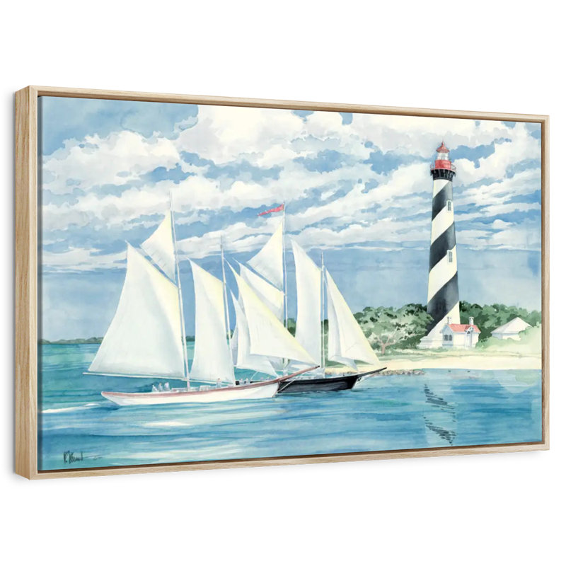 Passer la lumière, Cadre flottant en bois naturel, 46 po x 31 po