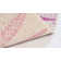 Tapis ivoire / fuchsia Annette
