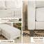 Canapé modulaire en L 70,8 po avec 3 sièges, canapé-lit rembourré moderne-1303582582
