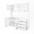 Large Kitchen Hutch Cabinet with 4 Doors-1926052192