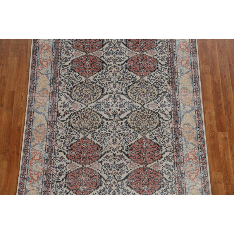 One-of-a-Kind 5'0" X 6'10" Wool Area Rug in Ivory