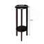 Table d'appoint compacte avec base de rangement et tablettes