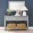 Emmeline 3-Drawer Scalloped Console Table-106714587