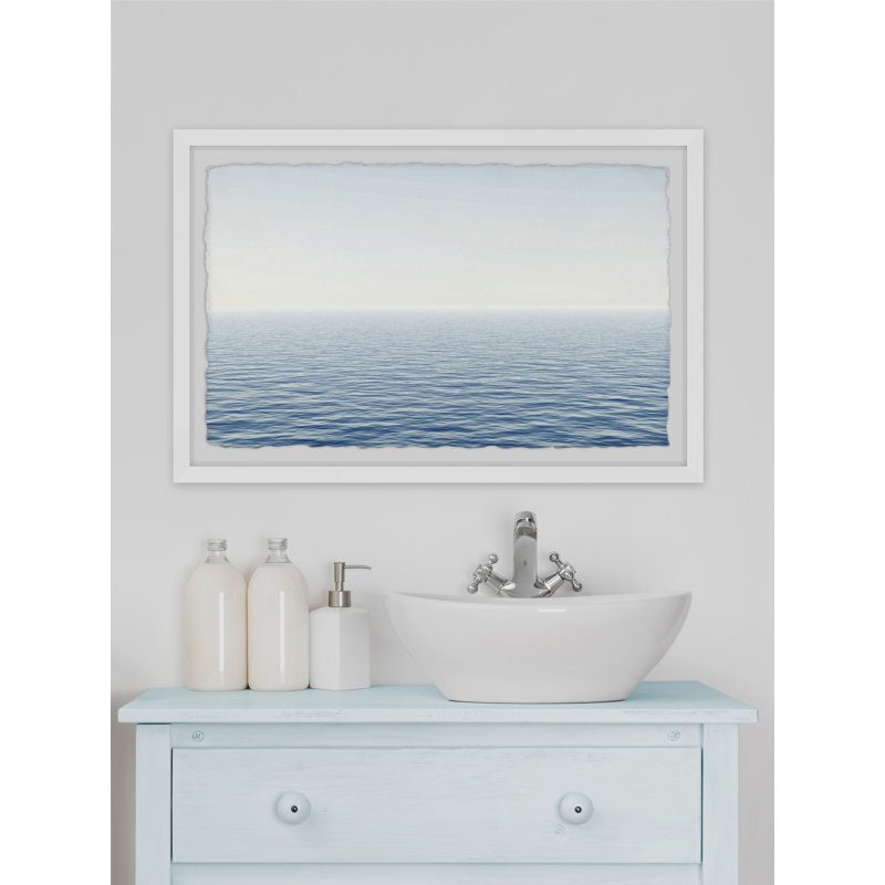 «Ocean Time», reproduction encadrée, H 8 po x l 12 po x P 1,5 po