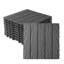 27 Pack Plastic Interlocking Deck Tiles, Waterproof Non-slip Flooring Tiles For Indoor Outdoor Patio Porch Poolside Balcony Backyard-124594973