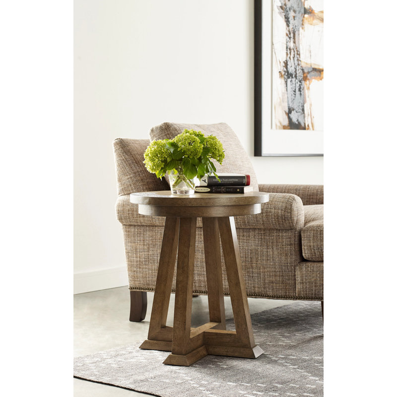 Oliviu Solid Wood End Table