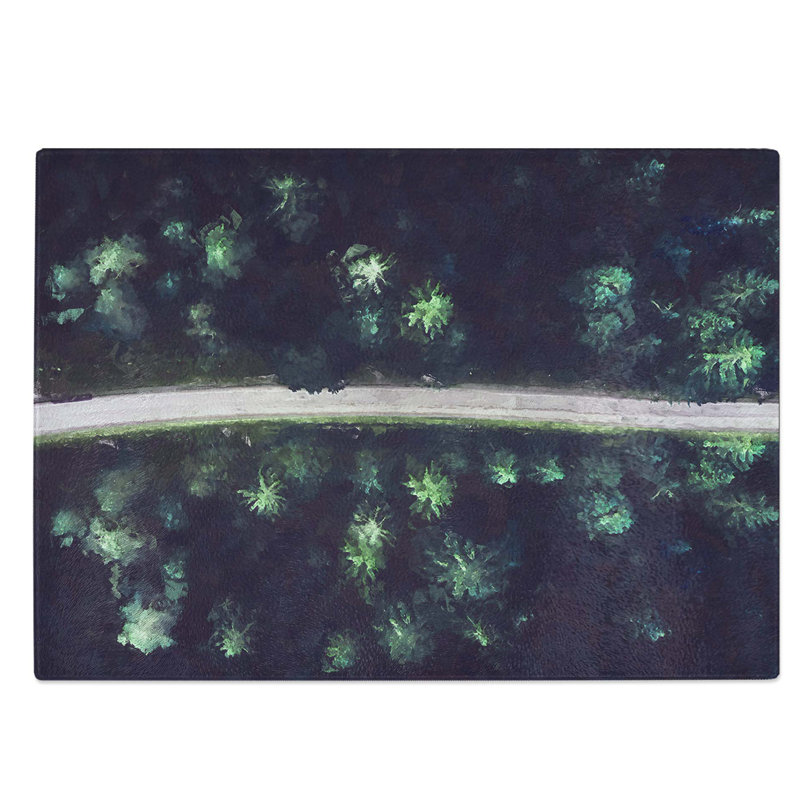 Glass Forest Road in Sweden in Abstract Chopping Board, 39 cm W x 28.5 cm L