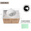 Ensemble de meuble-lavabo simple 30 po avec comptoir en céramique Beber-529239230-529239231