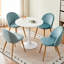 Mccaleb 43cm H Velvet Upholstered Metal Side Chair-674310968