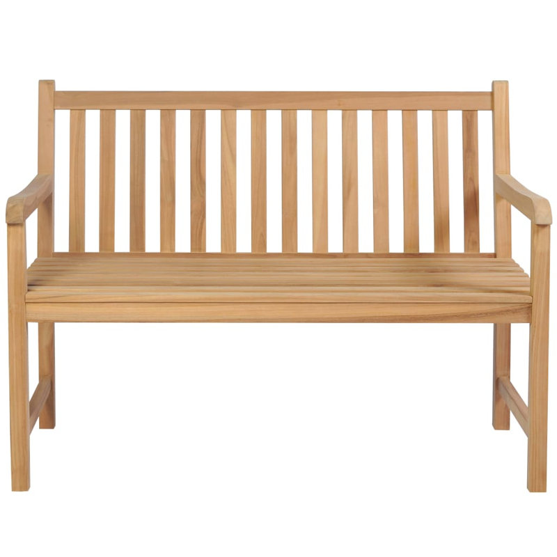 Banc de jardin en teck Bratislav, Anthracite