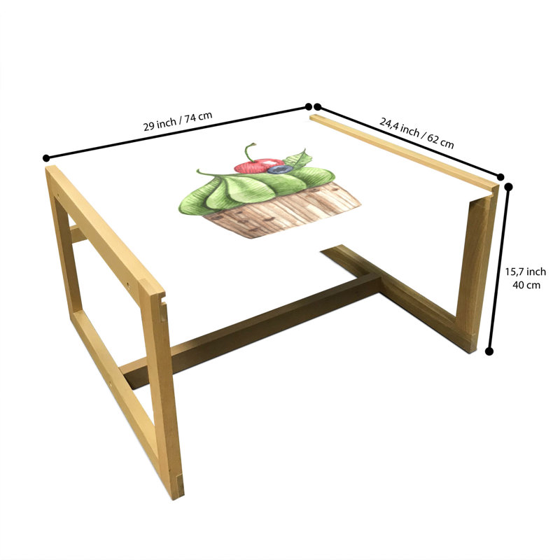 Ireneo Sled Coffee Table, 62cm H x 74cm W x 40cm D