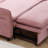 Multi-Functional 65.7" Adjustable Sofa Bed with Pull-Out Sleeper, 2 Soft Pillows and 2 Cup Holders-114472363